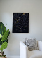 Mardi Himal Trek Map Print (dark) — poster, second scene