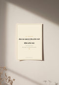 Boli Nepali proverb print, poster, unframed on wall